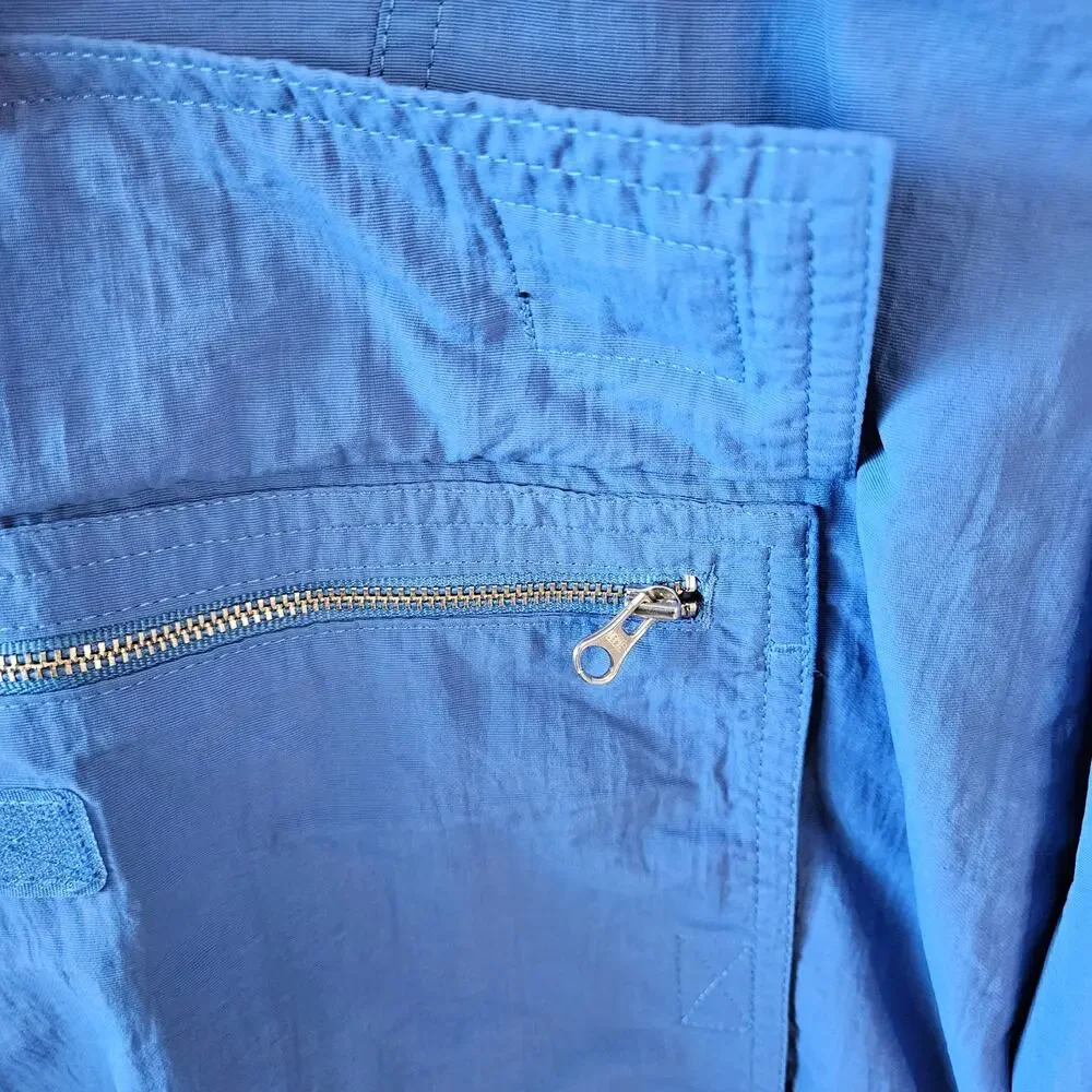 Levi's Gold Tab Windbreaker Hoodie Jacket Blue Size Small